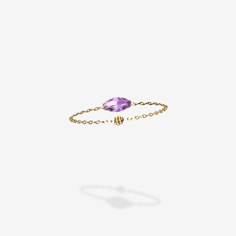 Cattina Ring - Purple Sapphire