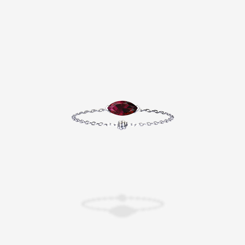 18K White Gold-Marquee