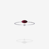 18K White Gold-Marquee