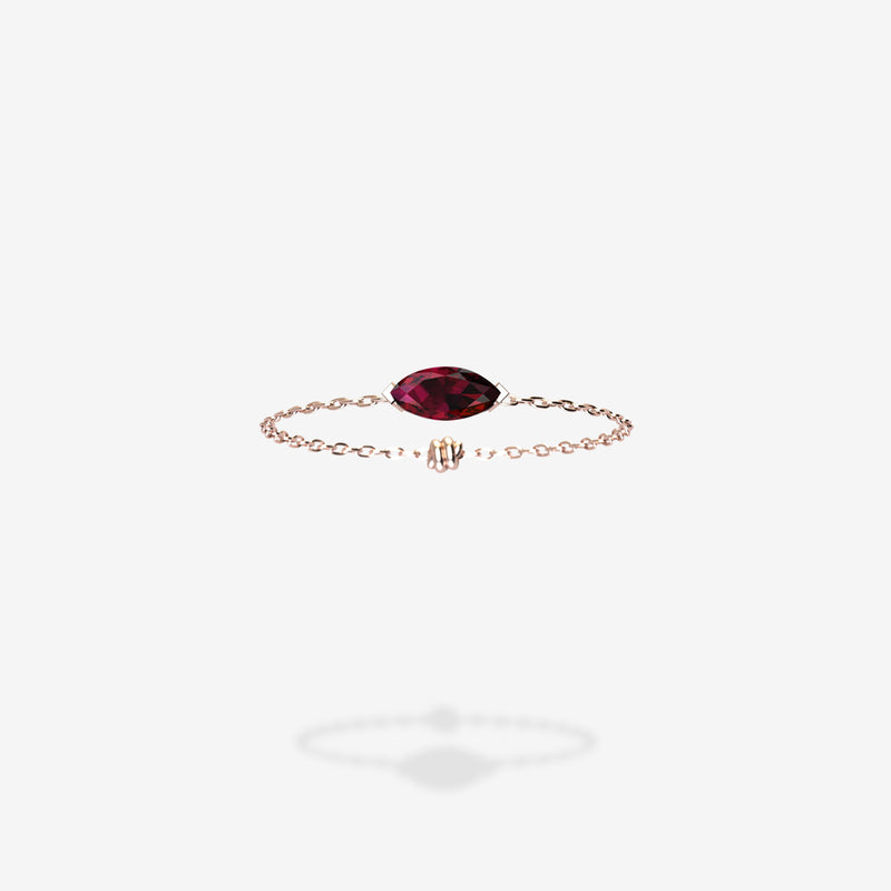 18K Rose Gold-Marquee