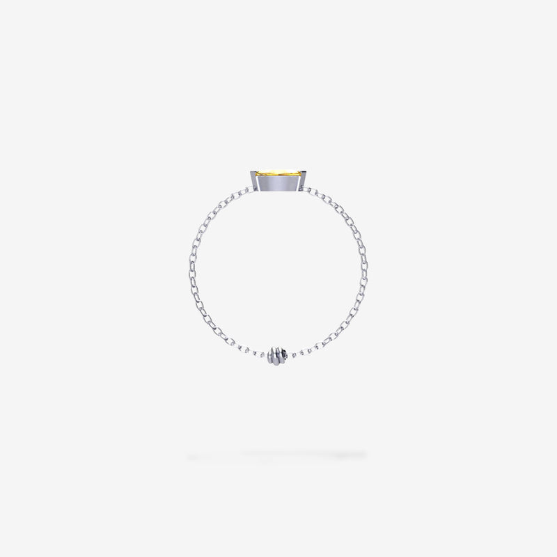 Cattina Ring - Yellow Sapphire