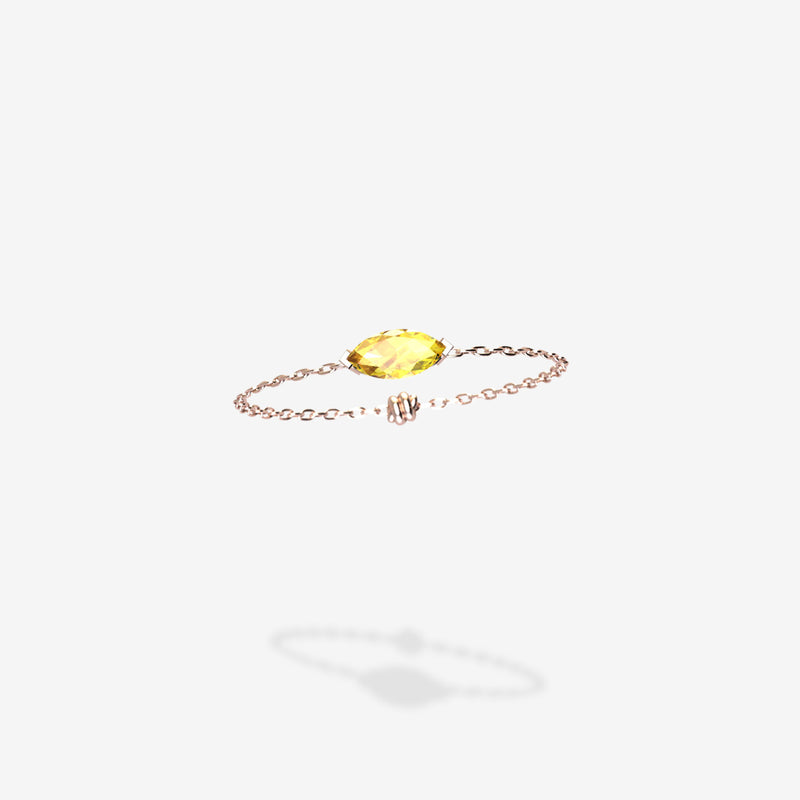 Cattina Ring - Yellow Sapphire