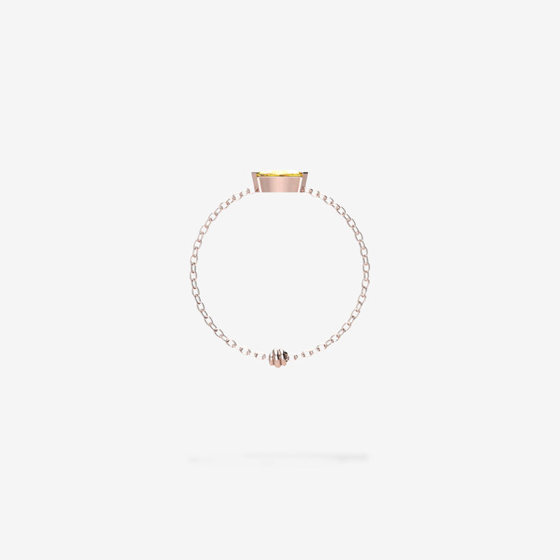 Cattina Ring - Yellow Sapphire