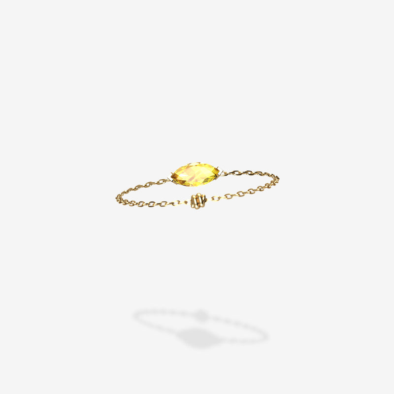 Cattina Ring - Yellow Sapphire