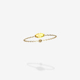 Cattina Ring - Yellow Sapphire