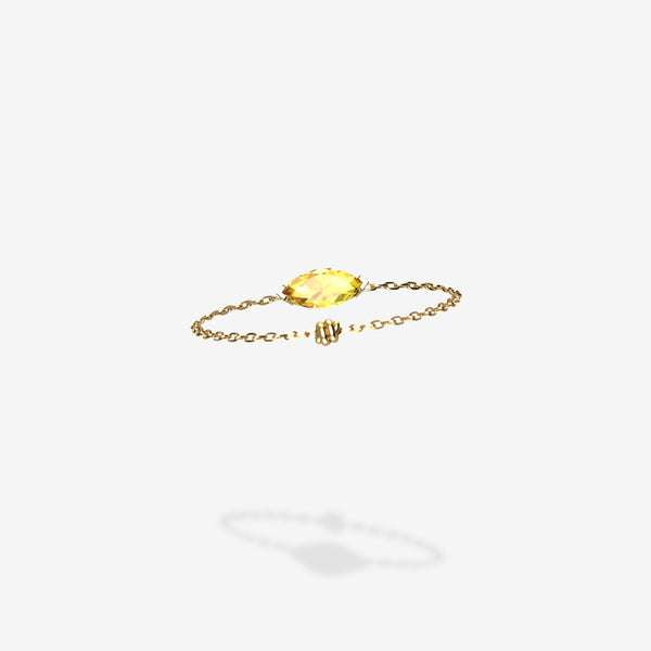 Cattina Ring - Yellow Sapphire