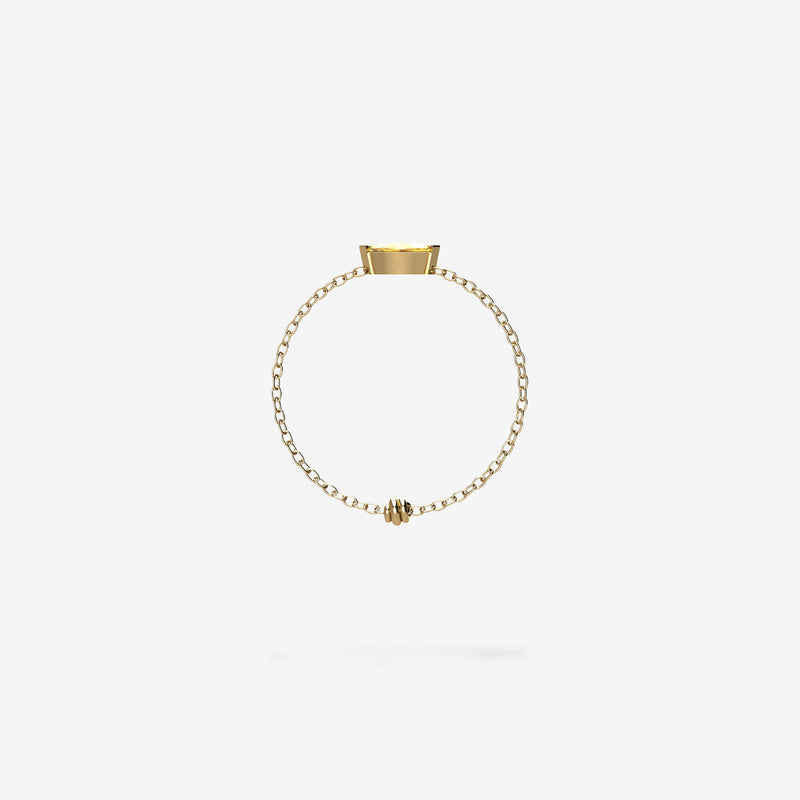 Cattina Ring - Yellow Sapphire
