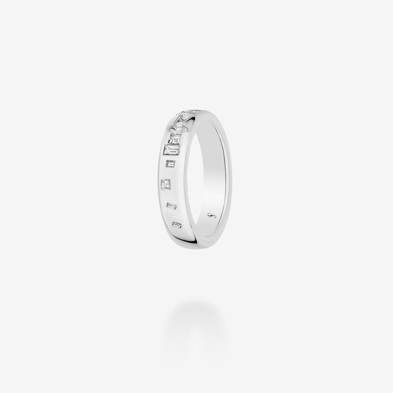 18K White Gold