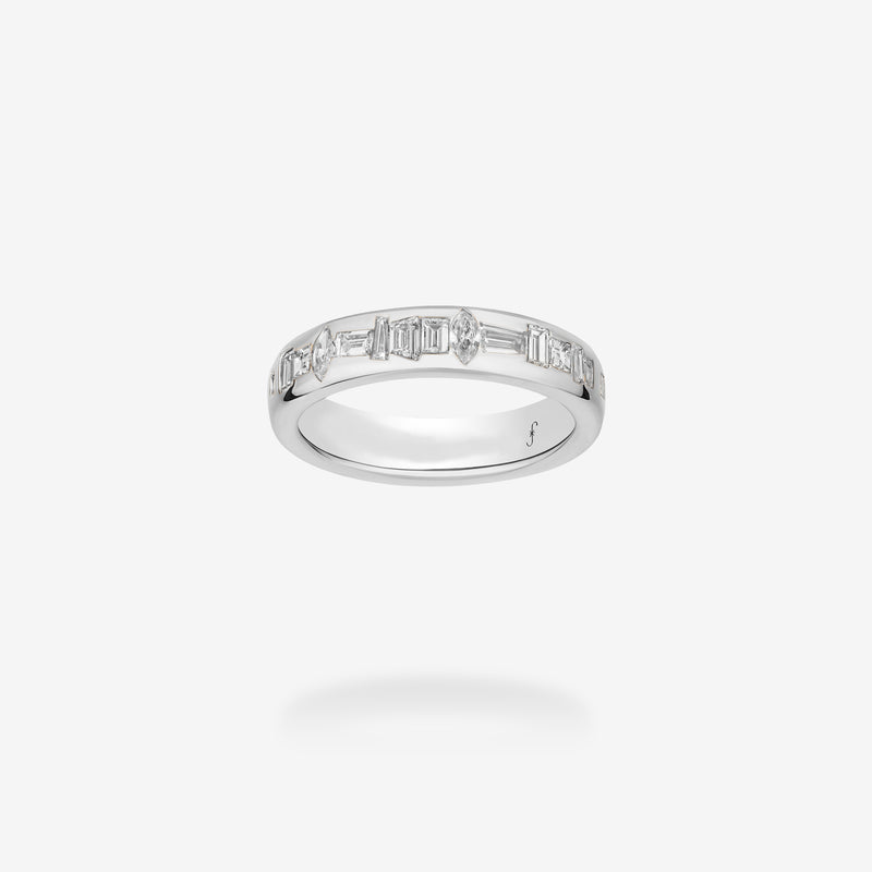 18K White Gold