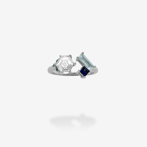 18K White Gold