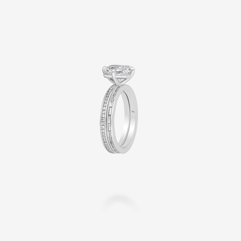 18K White Gold