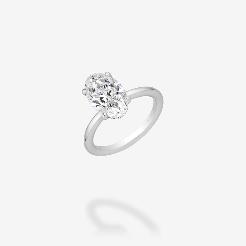 Glimpse of Aureole Milestone Ring