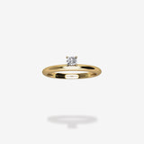 18K Yellow Gold-Cushion
