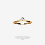 18K Yellow Gold-Elongated Hexagon