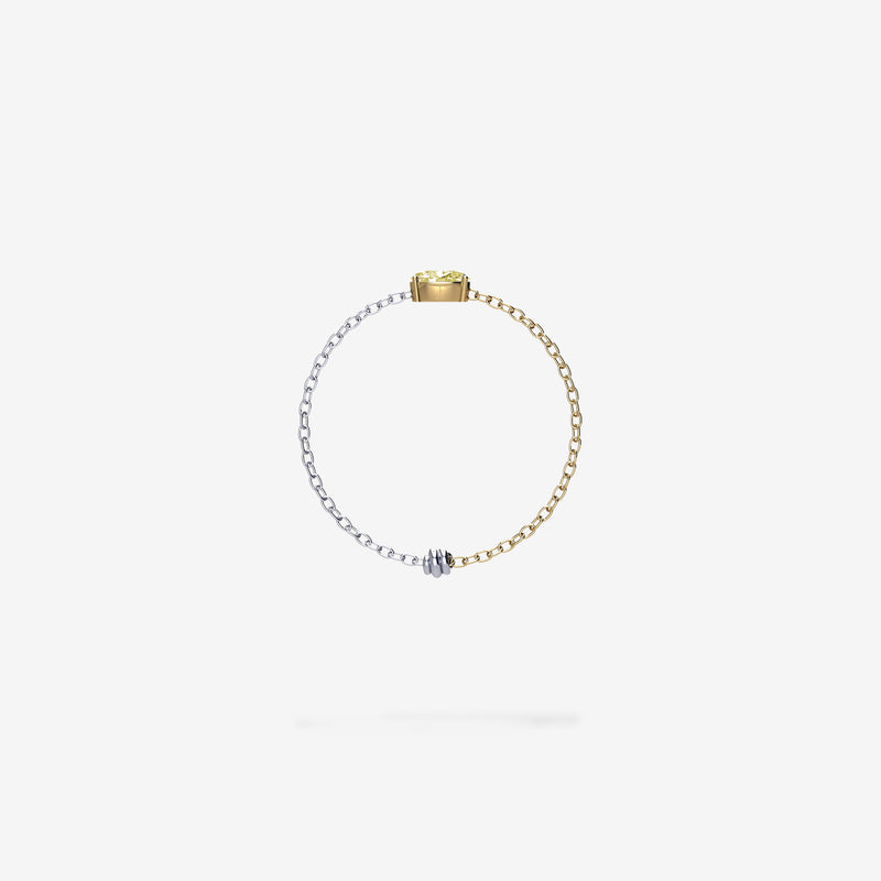 Cattina Ring - Canary Diamond