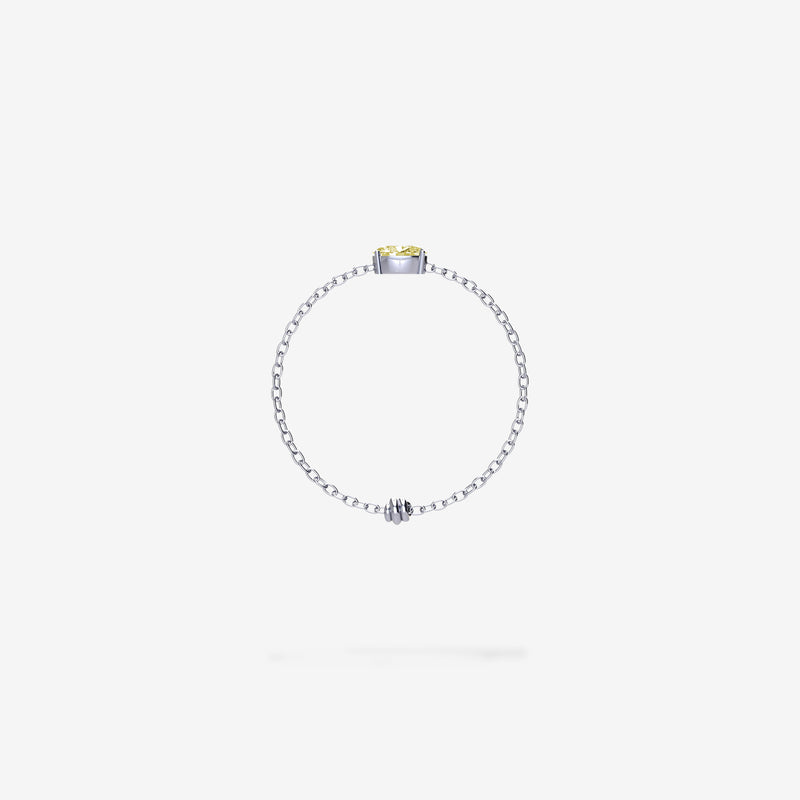 Cattina Ring - Canary Diamond