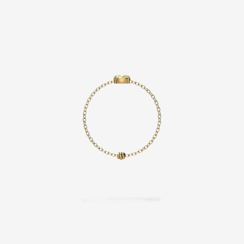Cattina Ring - Canary Diamond