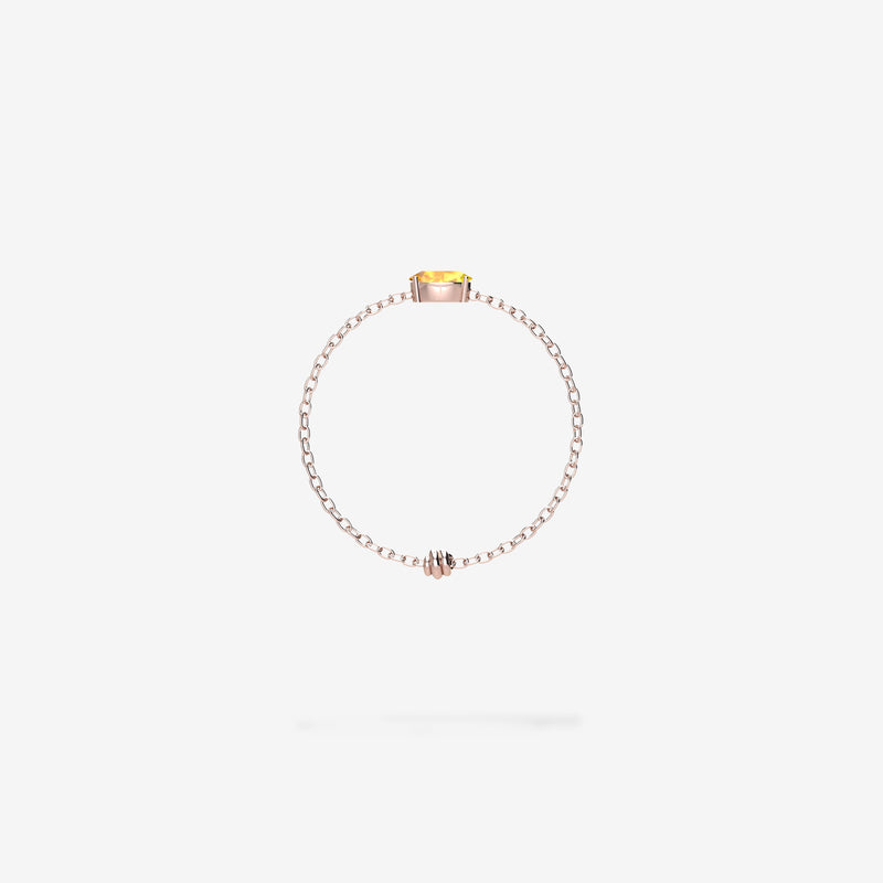 Cattina Ring - Yellow Sapphire