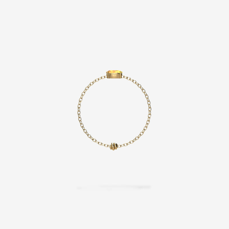 Cattina Ring - Yellow Sapphire