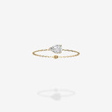 18K Yellow Gold-Pear