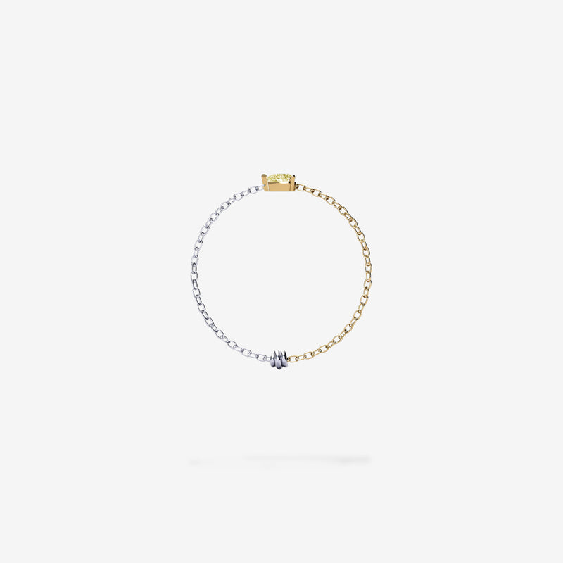 Cattina Ring - Canary Diamond