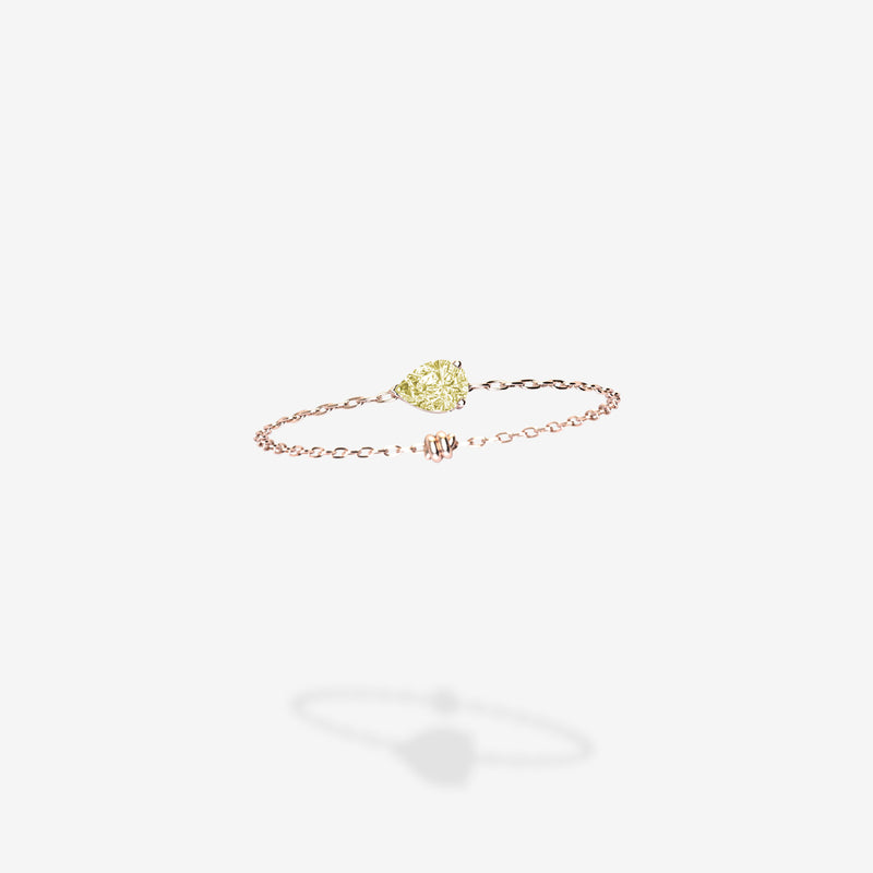 Cattina Ring - Canary Diamond