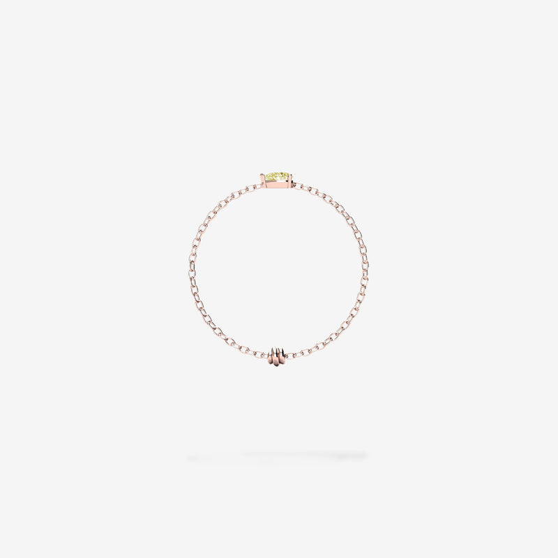 Cattina Ring - Canary Diamond