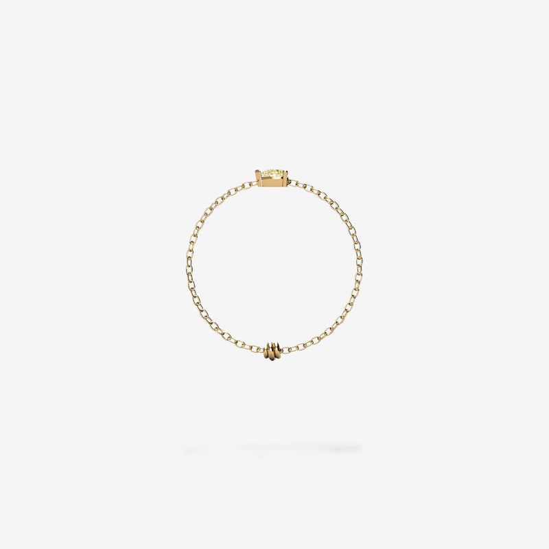 Cattina Ring - Canary Diamond