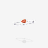 Cattina Ring - Orange Sapphire