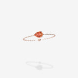 Cattina Ring - Orange Sapphire