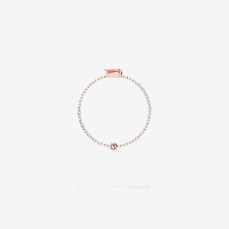Cattina Ring - Orange Sapphire