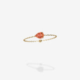 Cattina Ring - Orange Sapphire