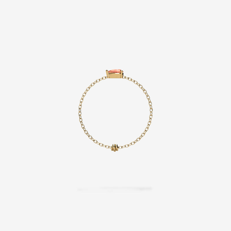 Cattina Ring - Orange Sapphire