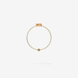 Cattina Ring - Orange Sapphire