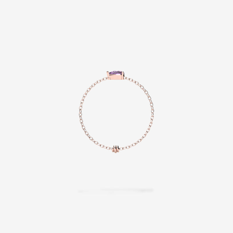 Cattina Ring - Purple Sapphire