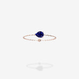 18K Rose Gold-Pear