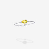 Cattina Ring - Yellow Sapphire