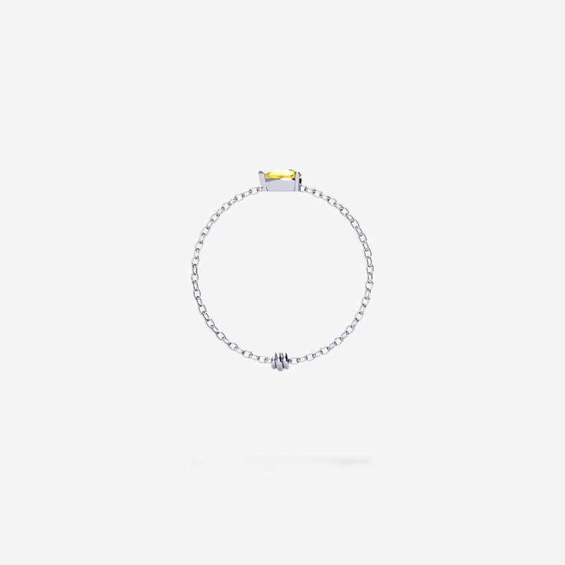 Cattina Ring - Yellow Sapphire