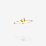 Cattina Ring - Yellow Sapphire