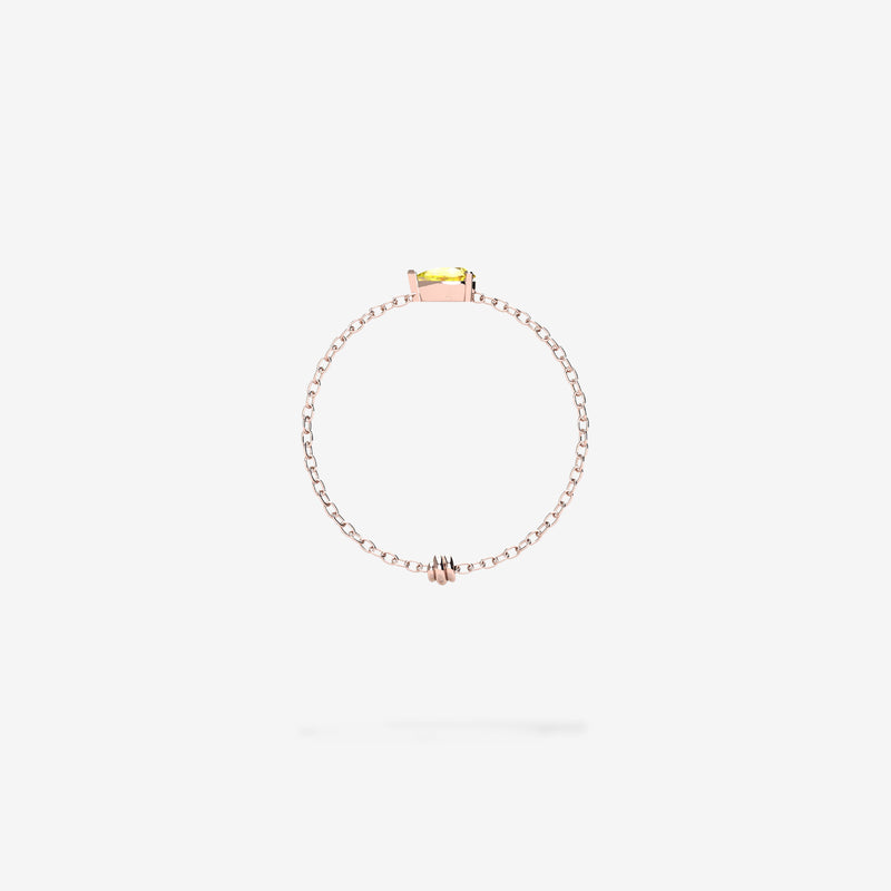 Cattina Ring - Yellow Sapphire