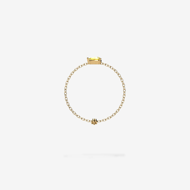 Cattina Ring - Yellow Sapphire