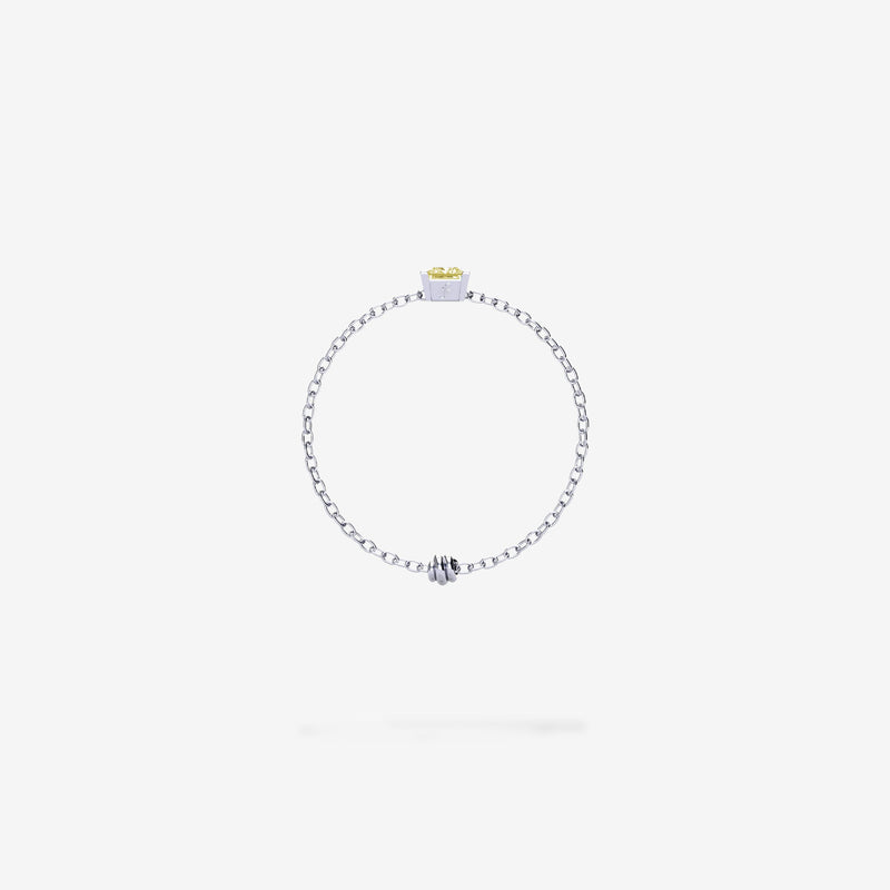 Cattina Ring - Canary Diamond