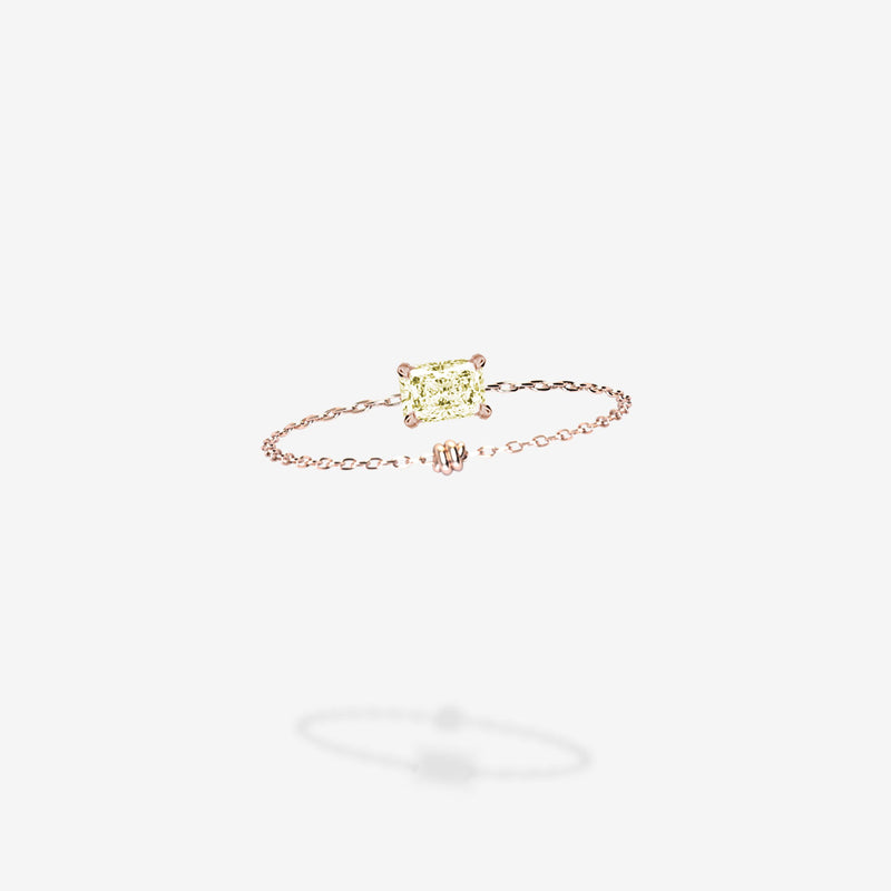 Cattina Ring - Canary Diamond