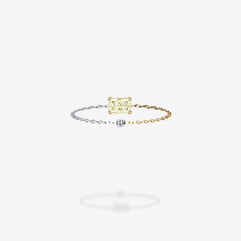18K White Gold & Yellow Gold-Radiant