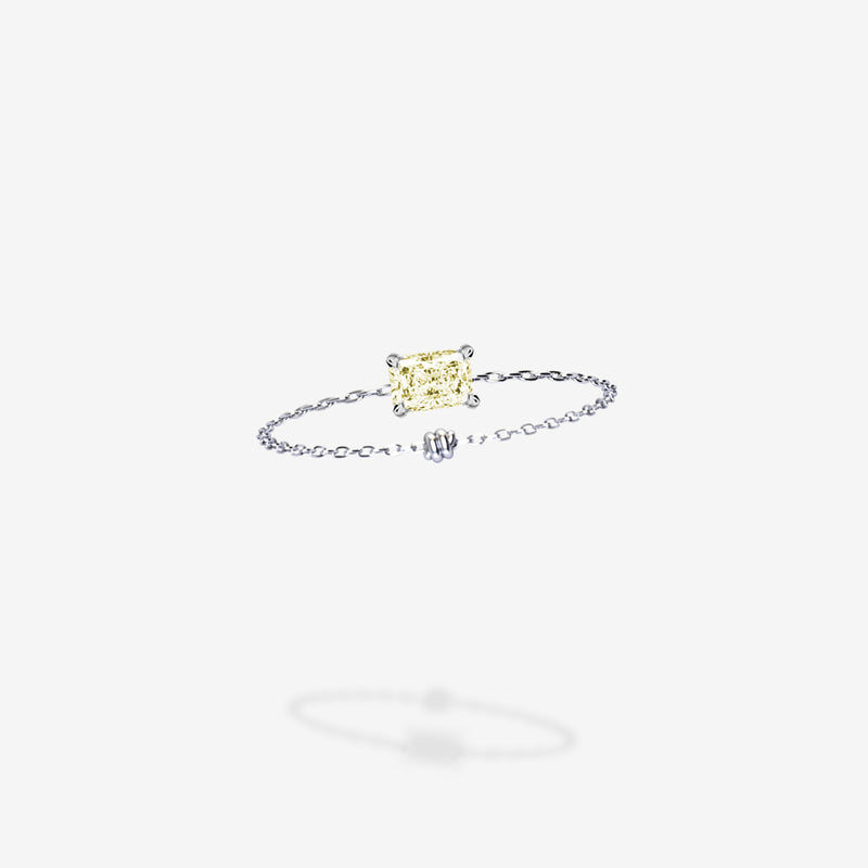 Cattina Ring - Canary Diamond