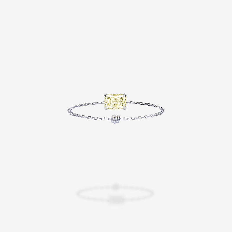 18K White Gold-Radiant