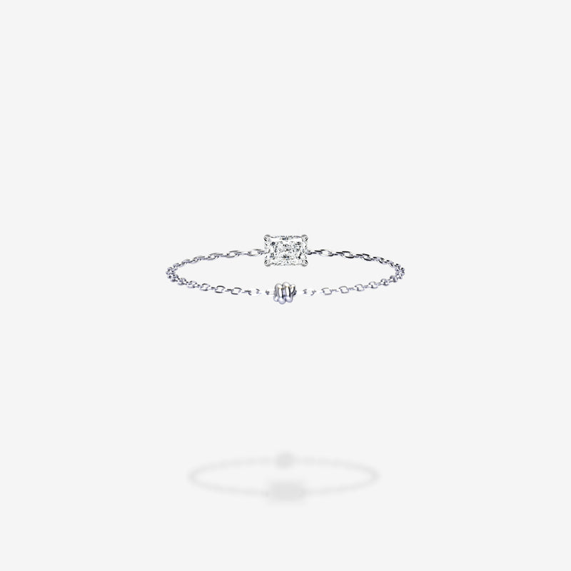18K White Gold-Radiant