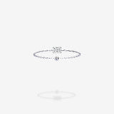 18K White Gold-Radiant
