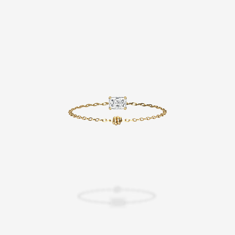 18K Yellow Gold-Radiant