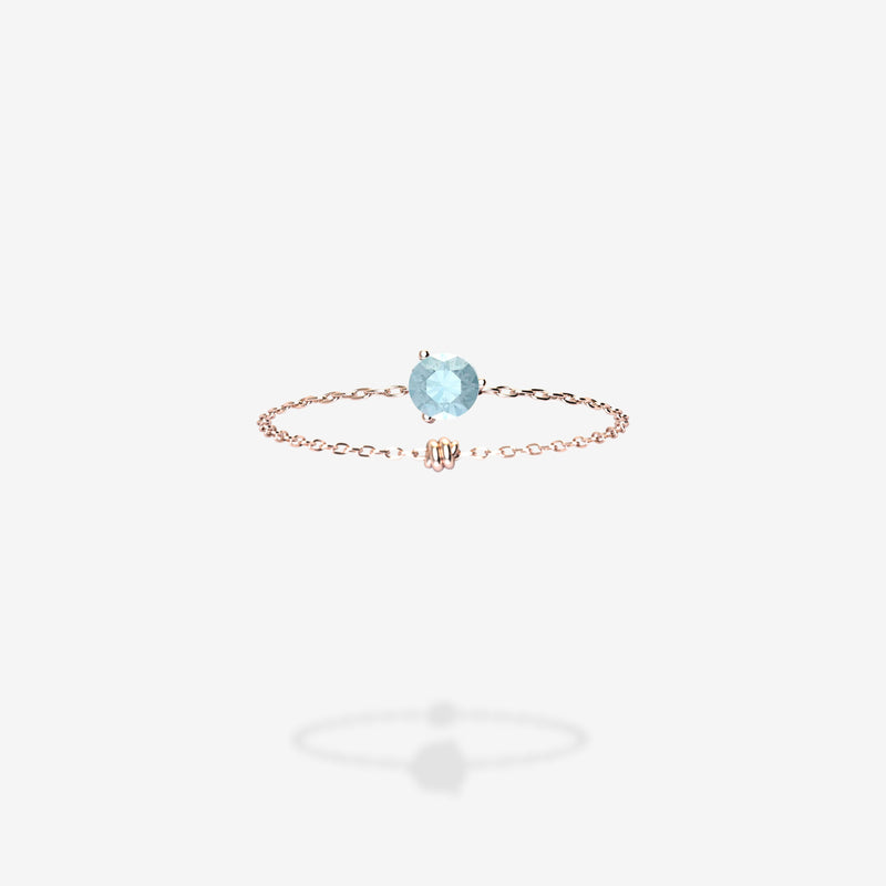 18K Rose Gold-Round